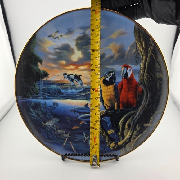 The Danbury Mint Limited Edition Paradise by Jim Warran Collector‎ Plate - Picture 5 of 5